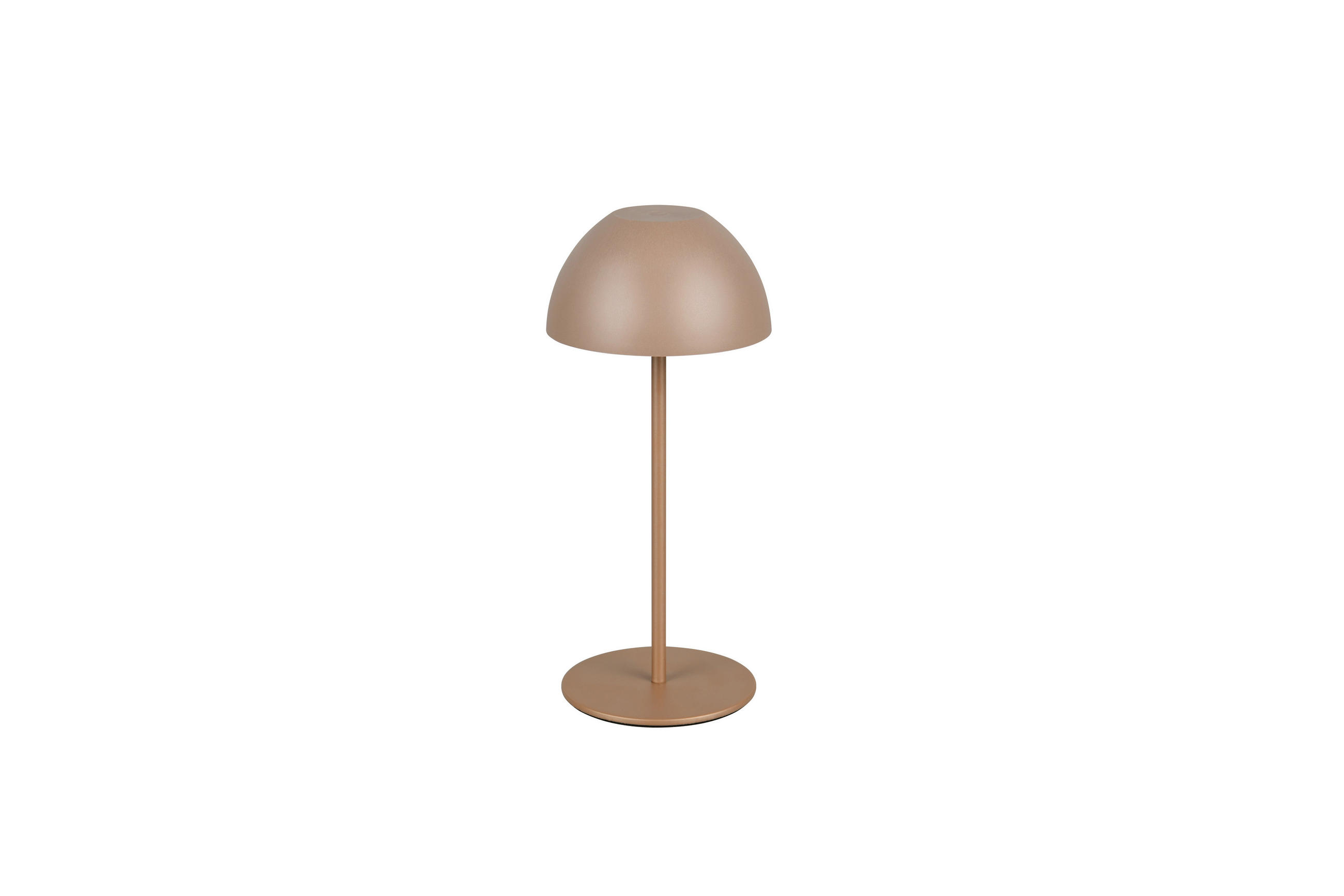 AKKU-TISCHLEUCHTE 9/20 cm   - Cappuccino, Trend, Kunststoff (9/20cm)
