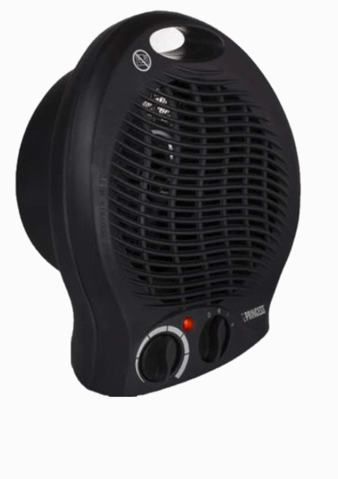 2u1, ventilator+grijalica - crna, Basics, plastika (26/22/14cm)