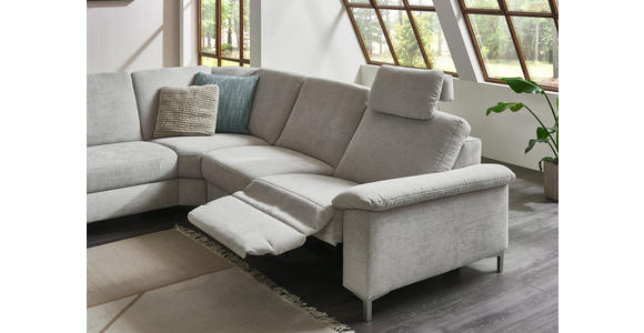 WOHNLANDSCHAFT in Textil Rot - Rot/Alufarben, Design, Textil/Metall (170/333/265cm) - Dieter Knoll