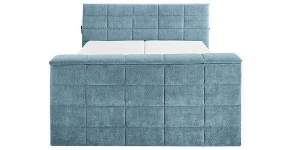 BOXSPRINGBETT 180/200 cm  in Blau  - Blau, KONVENTIONELL, Textil (180/200cm) - Carryhome