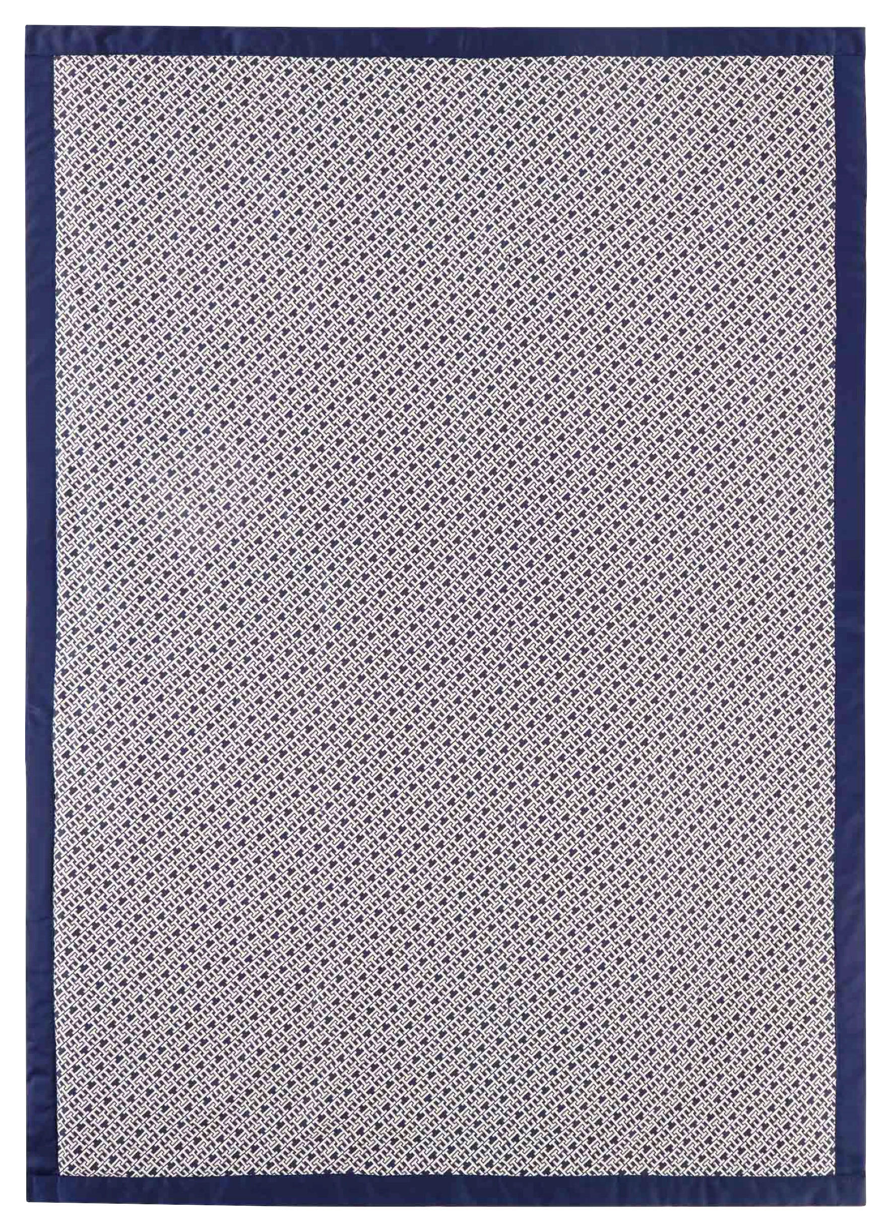 PLÉD 130/190 cm  - sötétkék, Design, textil (130/190cm) - Tommy Hilfiger