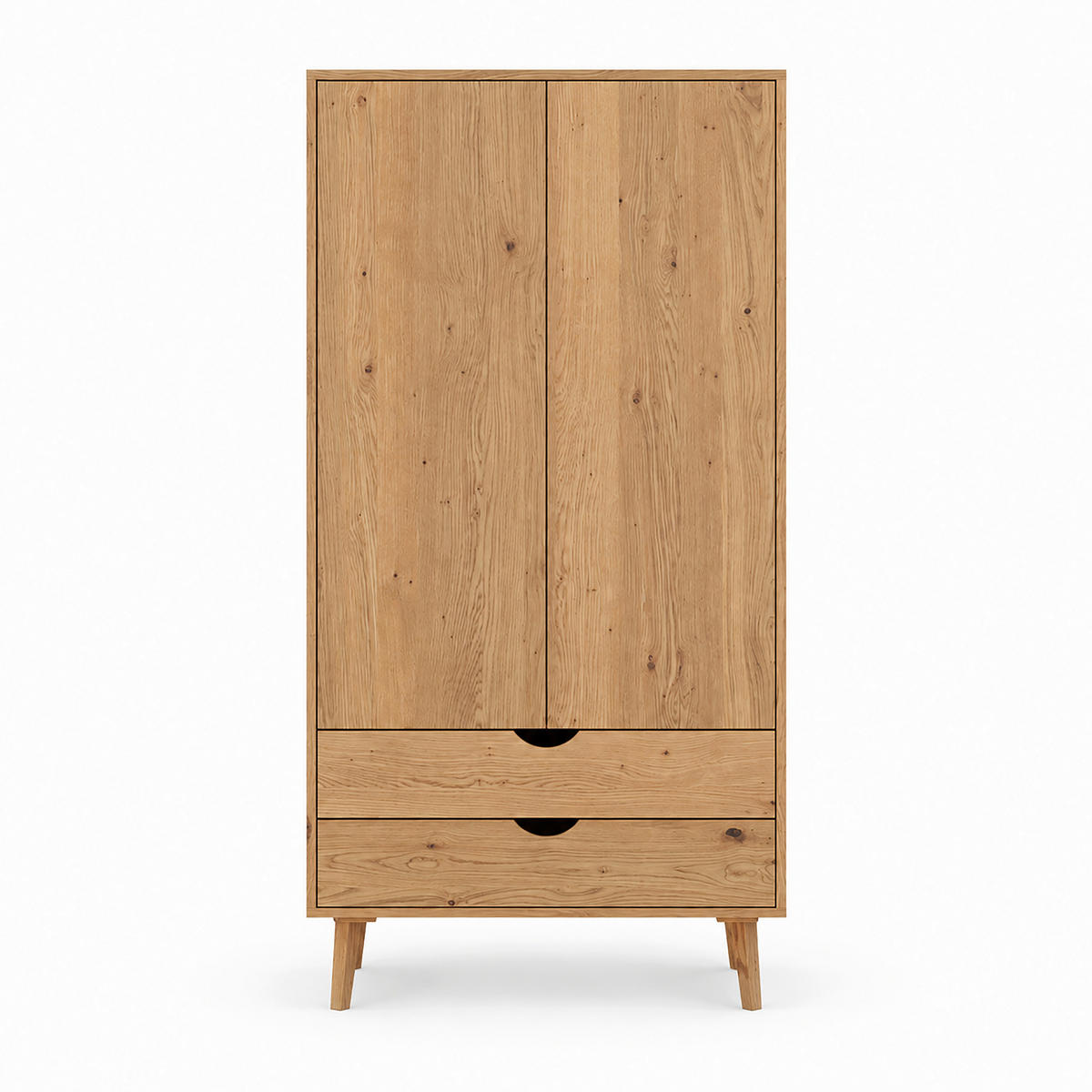 SKRIŇA S OTOČNÝMI DVERAMI, dub, farba duba, 90/180/60 cm - farba duba, Modern, drevo (90/180/60cm) - Livetastic