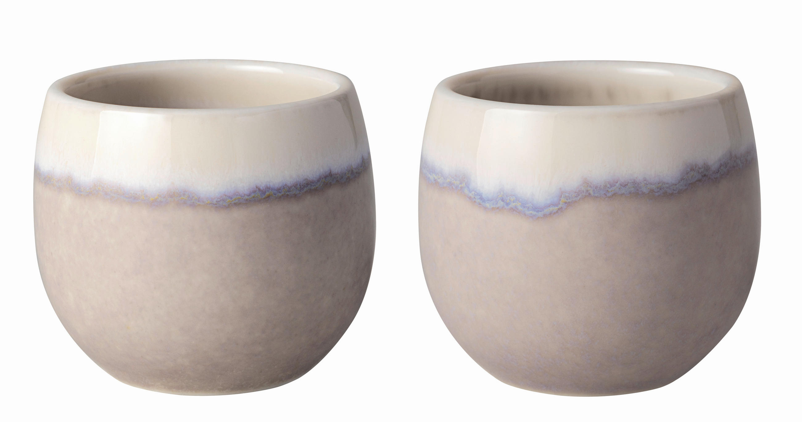 EIERBECHERSET Perlemor sand Keramik  - Sandfarben, LIFESTYLE, Keramik (5,5/5,5/4,5cm) - like.Villeroy & Boch