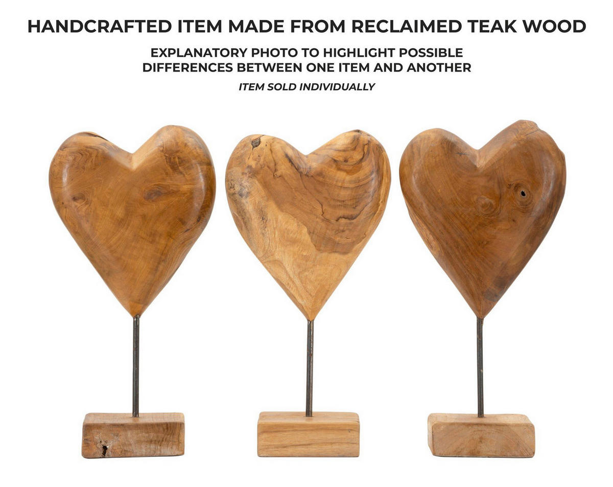 SKULPTUR - Braun, Basics, Holz (20/37/12cm)