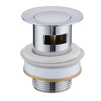 ABLAUFVENTIL 55010618  - Chromfarben, Basics, Kunststoff/Metall (4cm) - Schütte