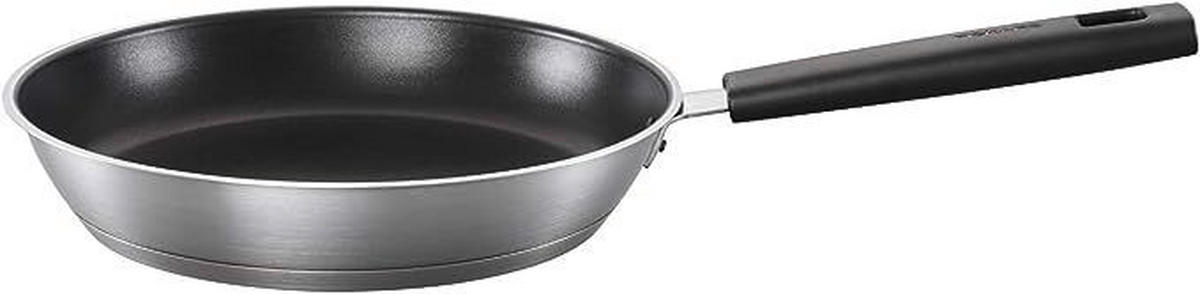 PONEV ZA PRAŽENJE 26 cm  - barve nerjavečega jekla, Basics, kovina (26cm) - Fiskars