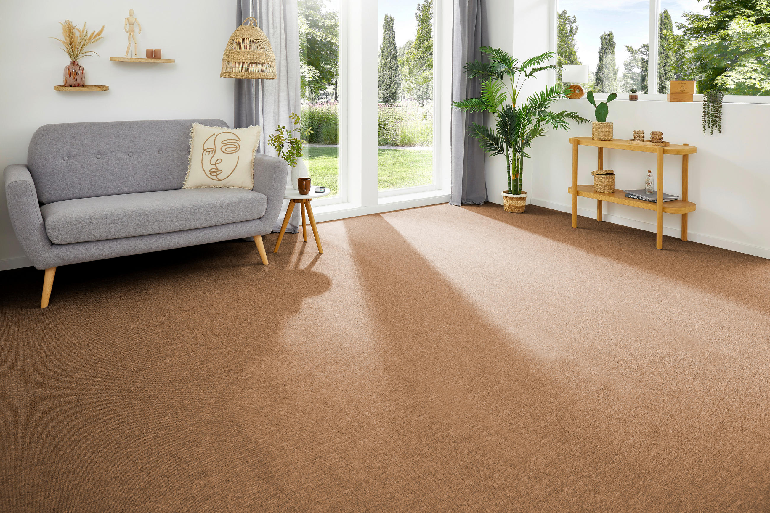 TEPPICHBODEN - Cognac, KONVENTIONELL, Textil (400/200cm)