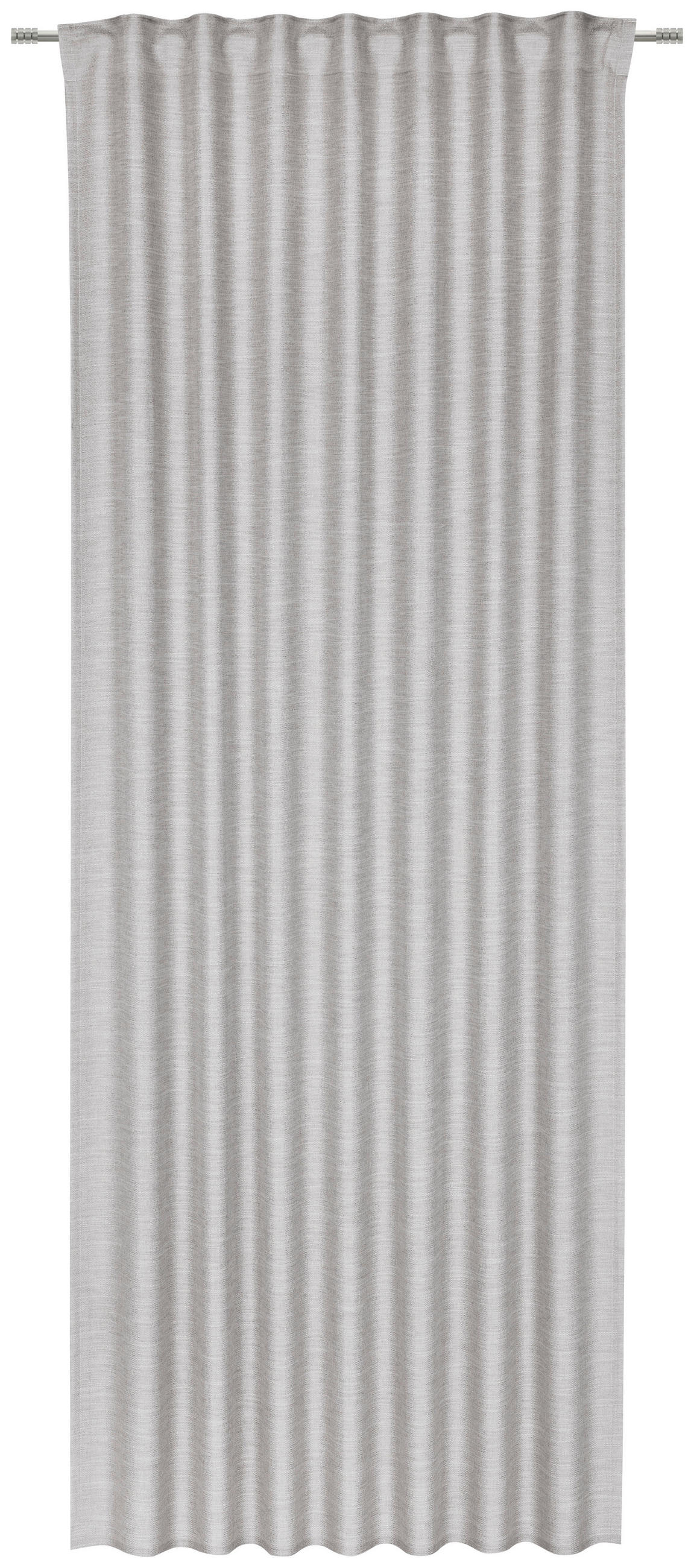 GARDINLÄNGD ej transparent grå /140/255 cm