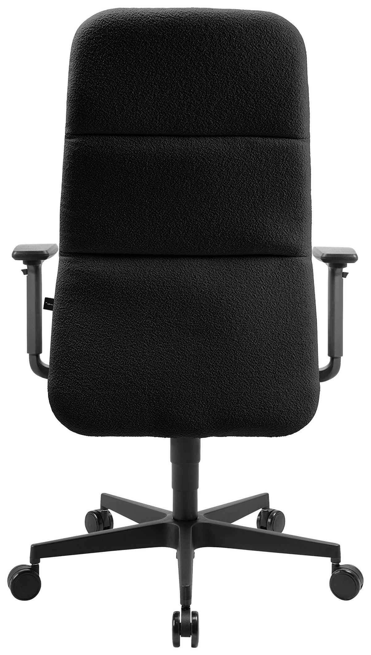 DREHSTUHL Velours Schwarz, Anthrazit  - Anthrazit/Schwarz, MODERN, Kunststoff/Textil (71/111-120/58-62cm) - Topstar