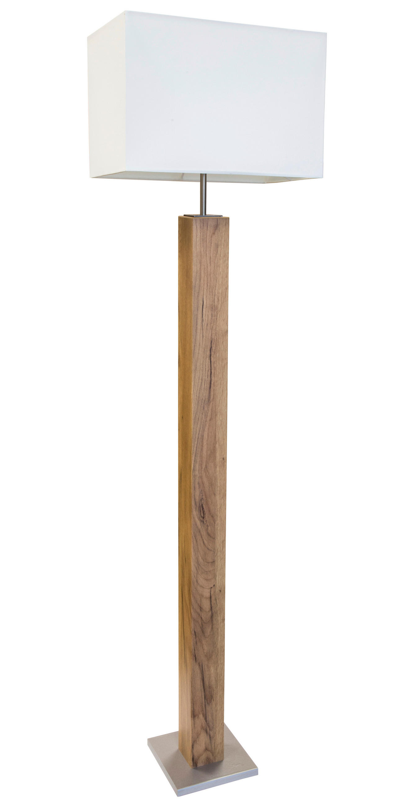 STEHLEUCHTE  40/27 cm   - Hellbraun, Natur, Holzwerkstoff (40/27cm) - Globo