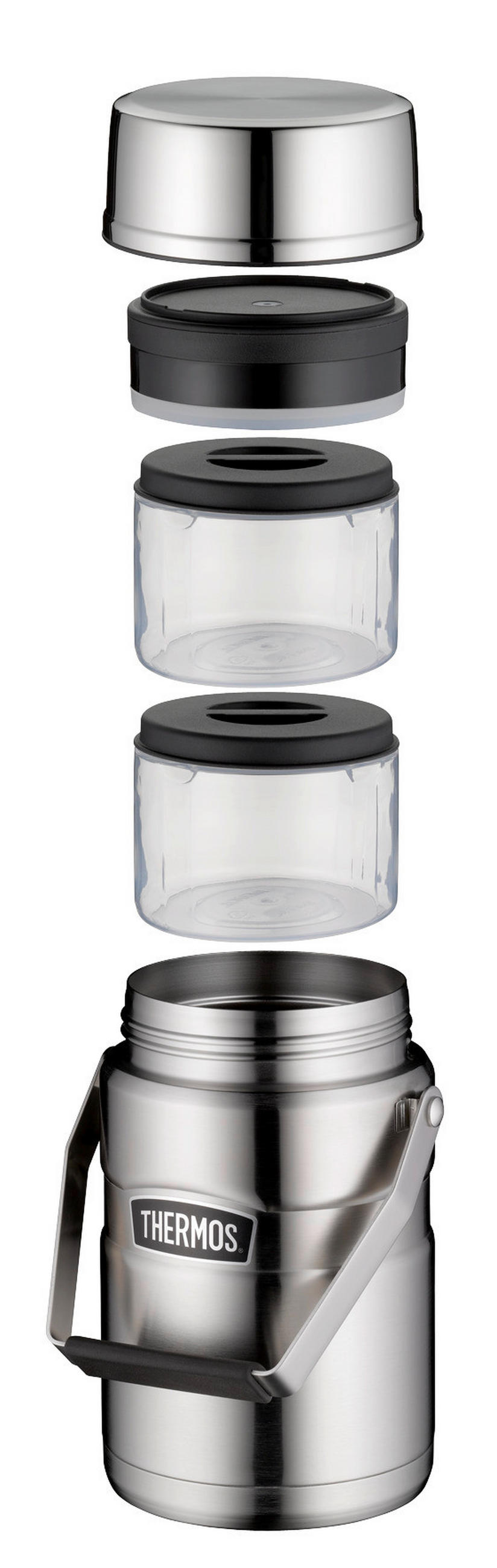 ISOLIERSPEISEGEFÄSS Stainless King 1,2 L  - Edelstahlfarben, Metall (1,2l) - Thermos