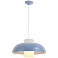 HÄNGELEUCHTE 38/120 cm   - Blau/Weiß, Trend, Glas/Metall (38/120cm) - Collet's Monde