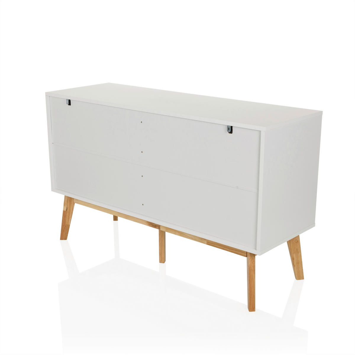 SIDEBOARD  in 120/72/40 cm  - Hellbraun/Weiß, MODERN, Holzwerkstoff (120/72/40cm) - MID.YOU