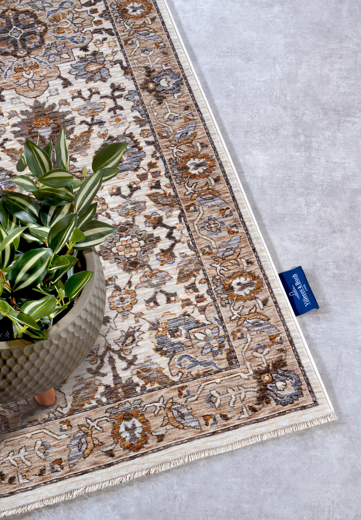 LÄUFER 80/190 cm Villeroy & Boch 1871 Creme, Multicolor  - Multicolor/Creme, Design, Kunststoff (80/190cm) - Villeroy & Boch