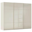 SCHWEBETÜRENSCHRANK  in Champagner  - Champagner, KONVENTIONELL, Glas/Holzwerkstoff (242/223/68cm) - Novel