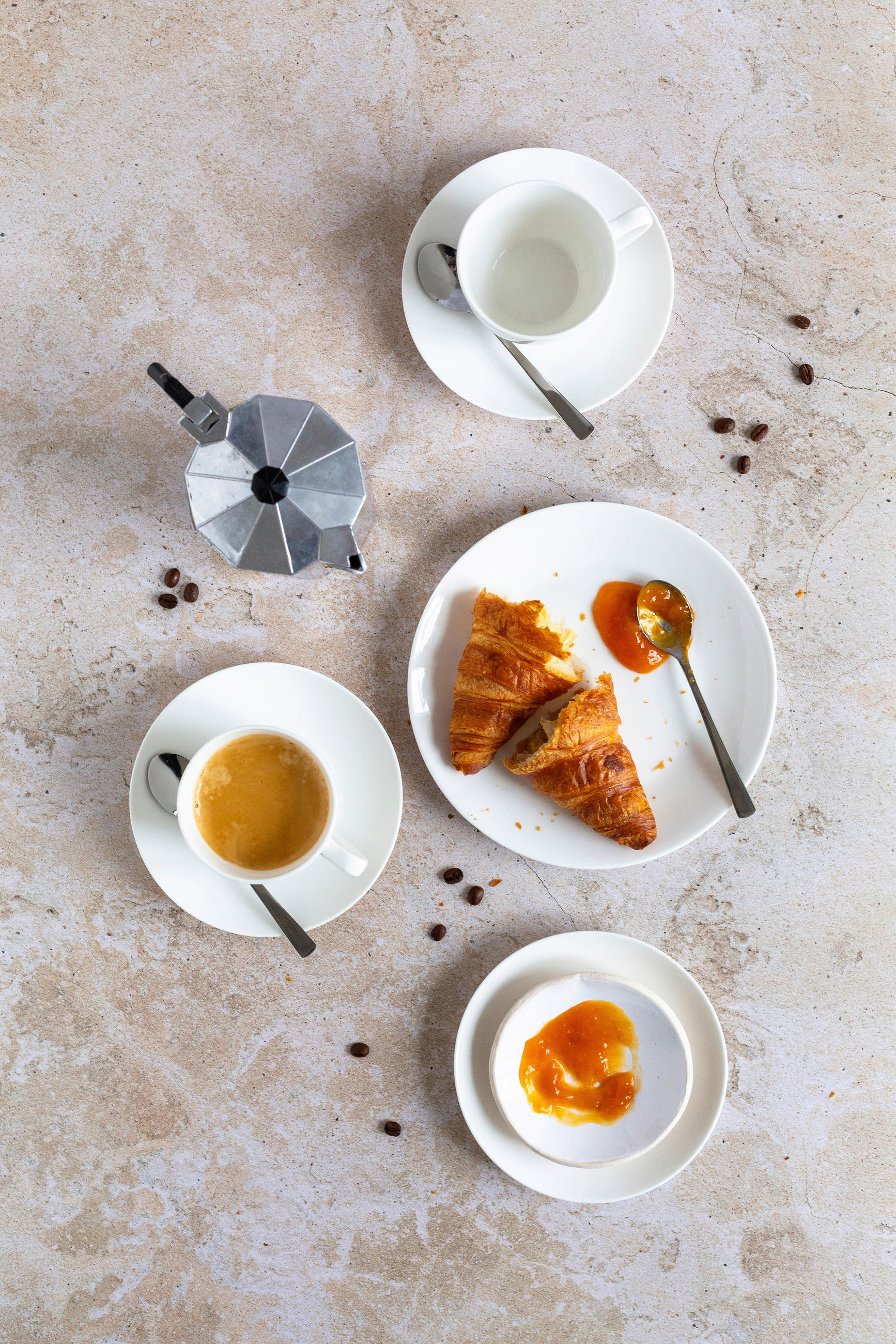 KAFFEESERVICE Weiß 18-teilig  - Weiß, Basics, Keramik - Mäser