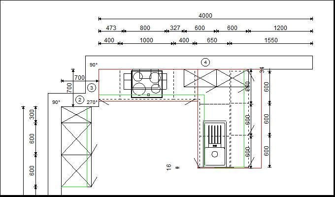 Thumbnail - Xora Eckküche XO 21, Kaschmir, Metall, Eckteil, U-Form, nur wie online abgebildet bestellbar, 280x192 cm, Made in German...