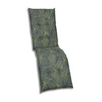 RELAXSESSELAUFLAGE Blätter  - Grün, Basics, Textil (50/7/170cm)