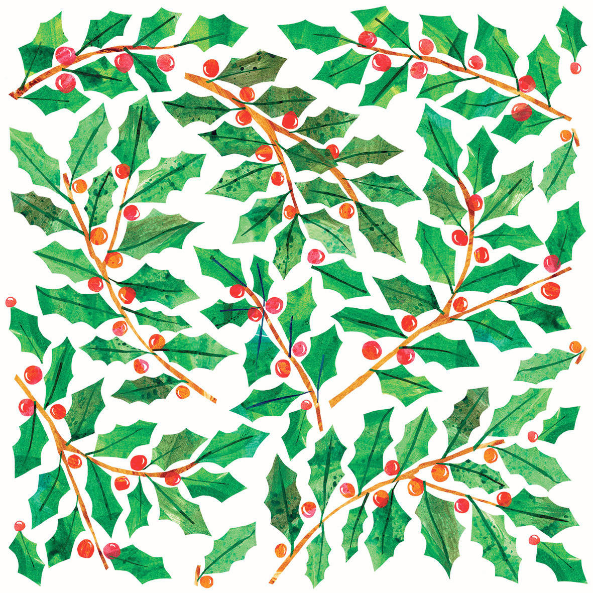 SERVIETTE  17.5/17.5 cm   - Multicolor, Basics, Papier (17.5/17.5cm)