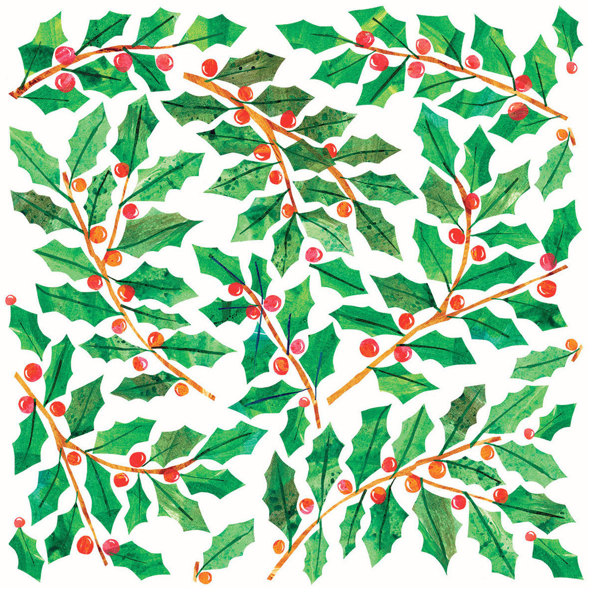 SERVIETTE  17.5/17.5 cm   - Multicolor, Basics, Papier (17.5/17.5cm)