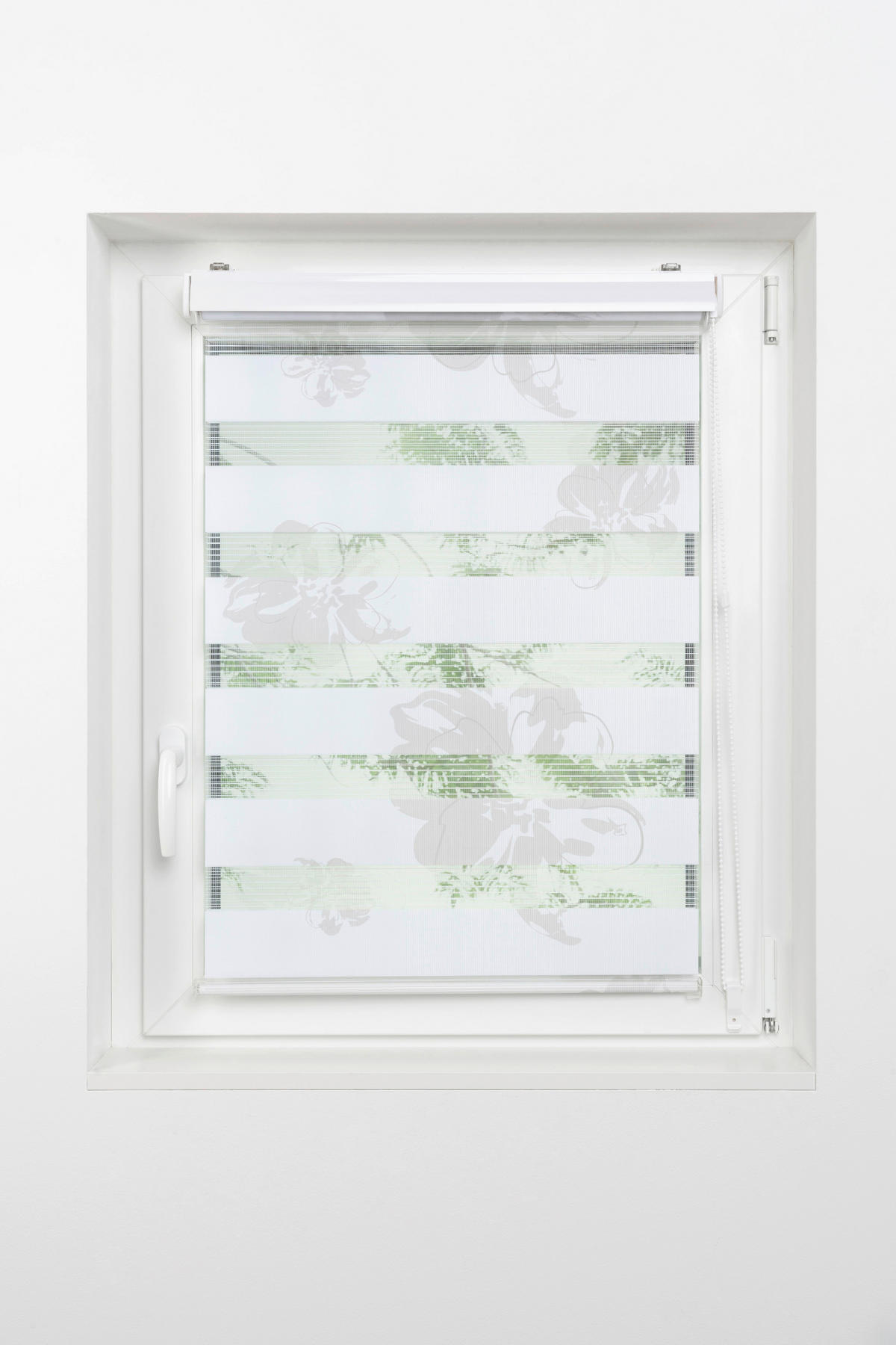 DOPPELROLLO  blickdicht     - Weiß, Natur, Textil (110/160/5cm)