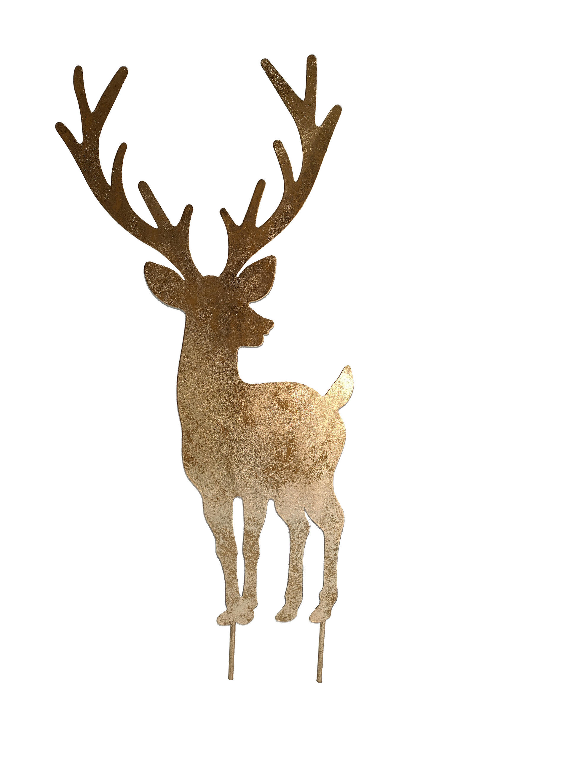 DEKORENTIER - Goldfarben, Lifestyle, Metall (31,5/98cm) - X-Mas
