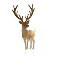 DEKORENTIER - Goldfarben, Lifestyle, Metall (31,5/98cm) - X-Mas