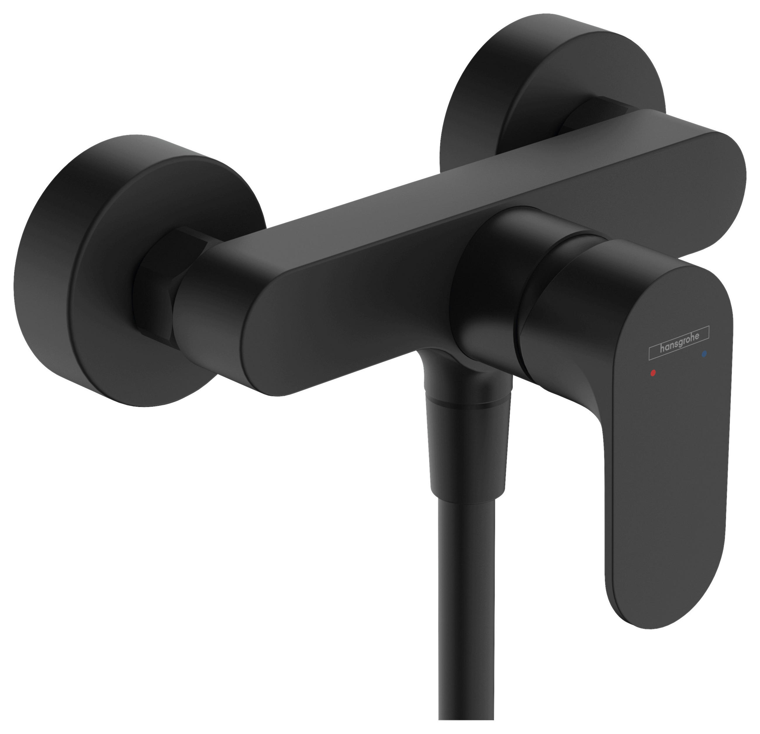 Duscharmatur Hg Rebris S Schwarz Matt