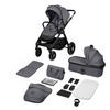 KINDERWAGENSET LO-Layla 2in1  - Grau, Basics (94/62/115cm) - Lionelo