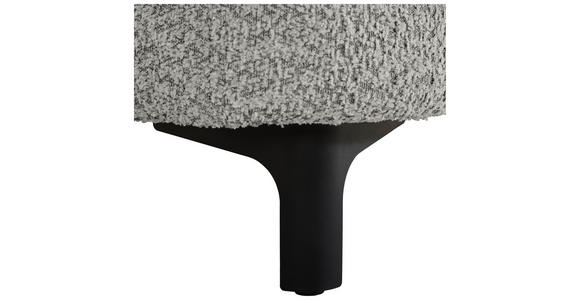 HOCKER in Textil Grau  - Schwarz/Grau, KONVENTIONELL, Textil/Metall (99/46/77cm) - Carryhome