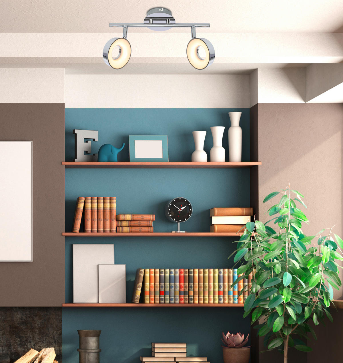 LED-SPOTLIGHT Isla 31/10/18 cm   - kromfärg, Design, metall/plast (31/10/18cm)