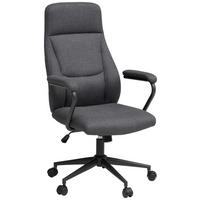 DREHSTUHL Webstoff Anthrazit, Schwarz  - Anthrazit/Schwarz, MODERN, Kunststoff/Textil (60/106-114/65cm) - MID.YOU