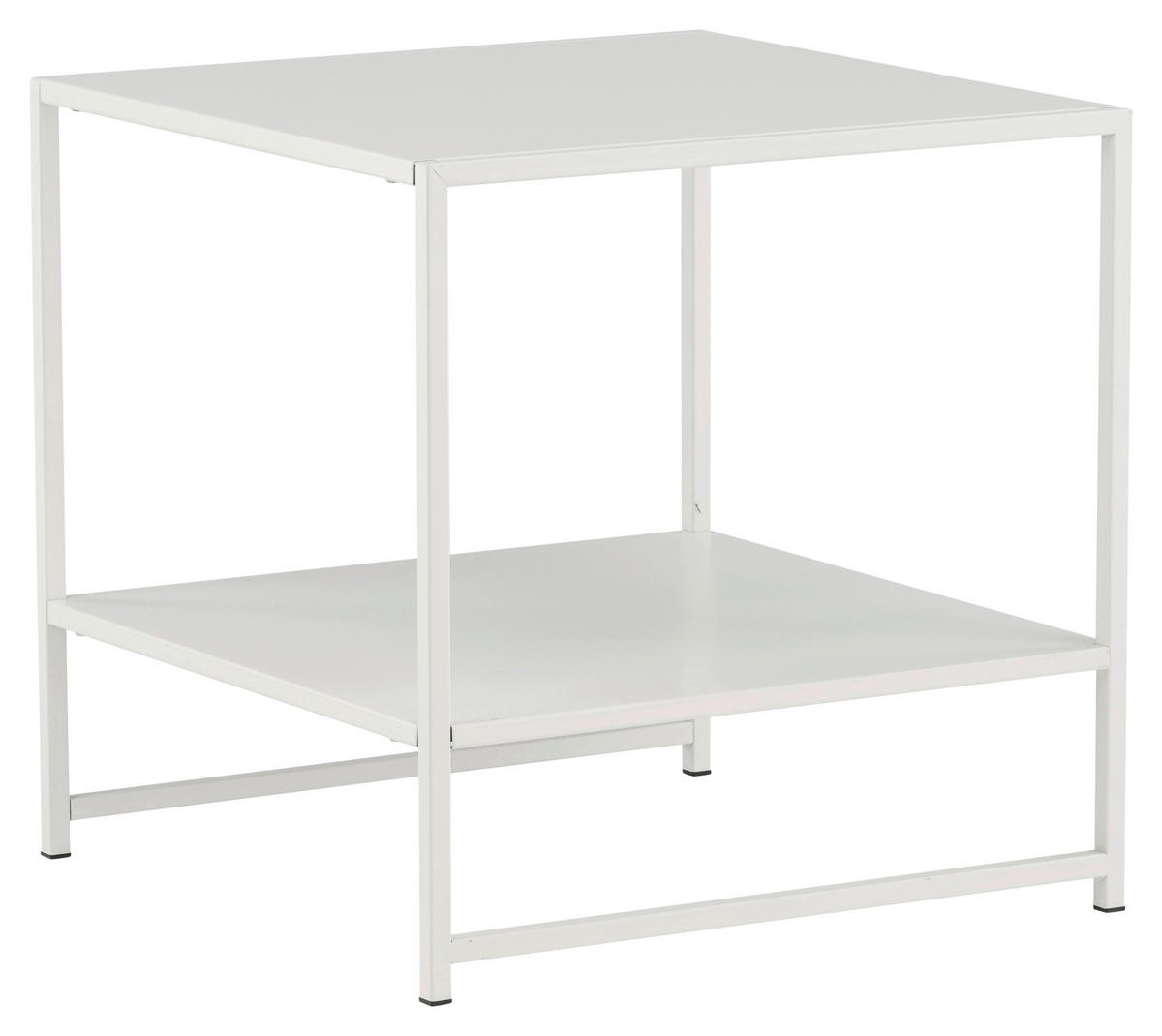 SIDOBORD i metall 50/50/50 cm  - vit, Design, metall (50/50/50cm) - Livetastic