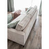 ECKSOFA in Cord Beige  - Beige/Schwarz, Design, Textil/Metall (232/90/154cm) - MID.YOU