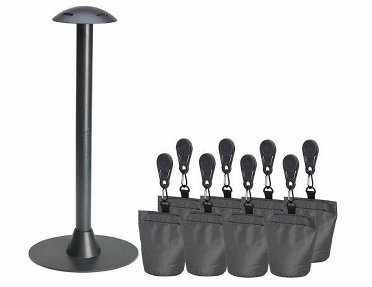 ABSTANDSHALTERSET 10/20/24 cm  - Anthrazit, Basics (10/20/24cm) - Siena Garden