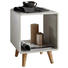 BEISTELLTISCH Freiform Grau, Naturfarben - Naturfarben/Grau (30/41/30cm) - Ambia Home