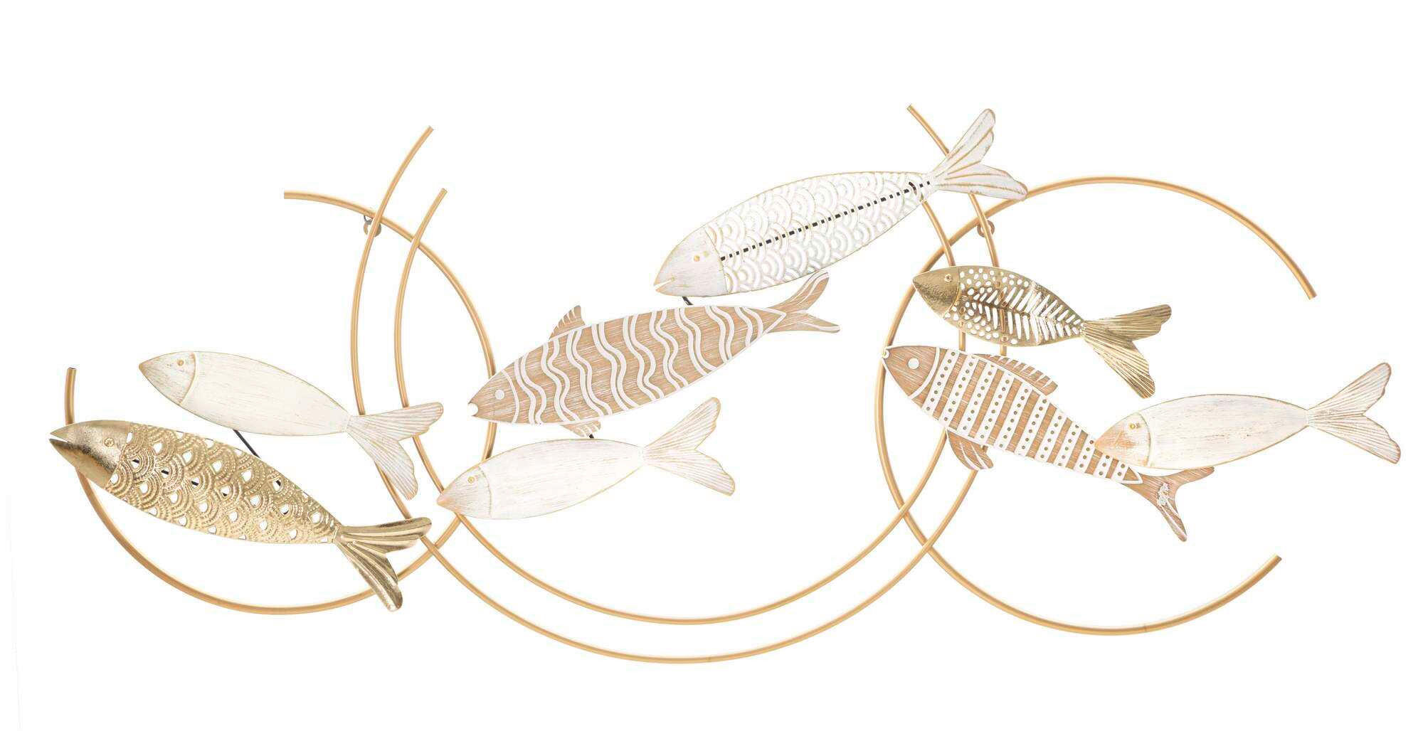 NÁSTENNÁ DEKORÁCIA 142.9/61.6/5 cm  - Basics, kov/kompozitné drevo (142.9/61.6/5cm)