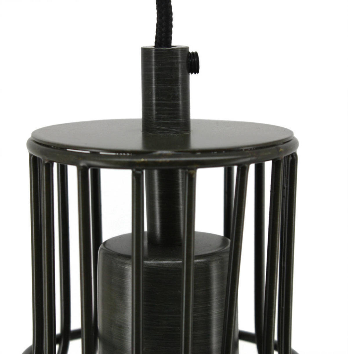 HÄNGELEUCHTE 26/26/31 cm    - Schwarz, Trend, Metall (26/26/31cm) - Kayoom