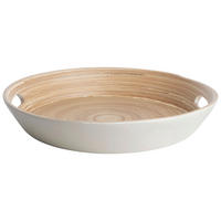 POSLUŽAVNIK ZA SERVIRANJE       32/6 cm       - prirodne boje/svijetlo siva, Basics, drvo (32/6cm) - Gusta