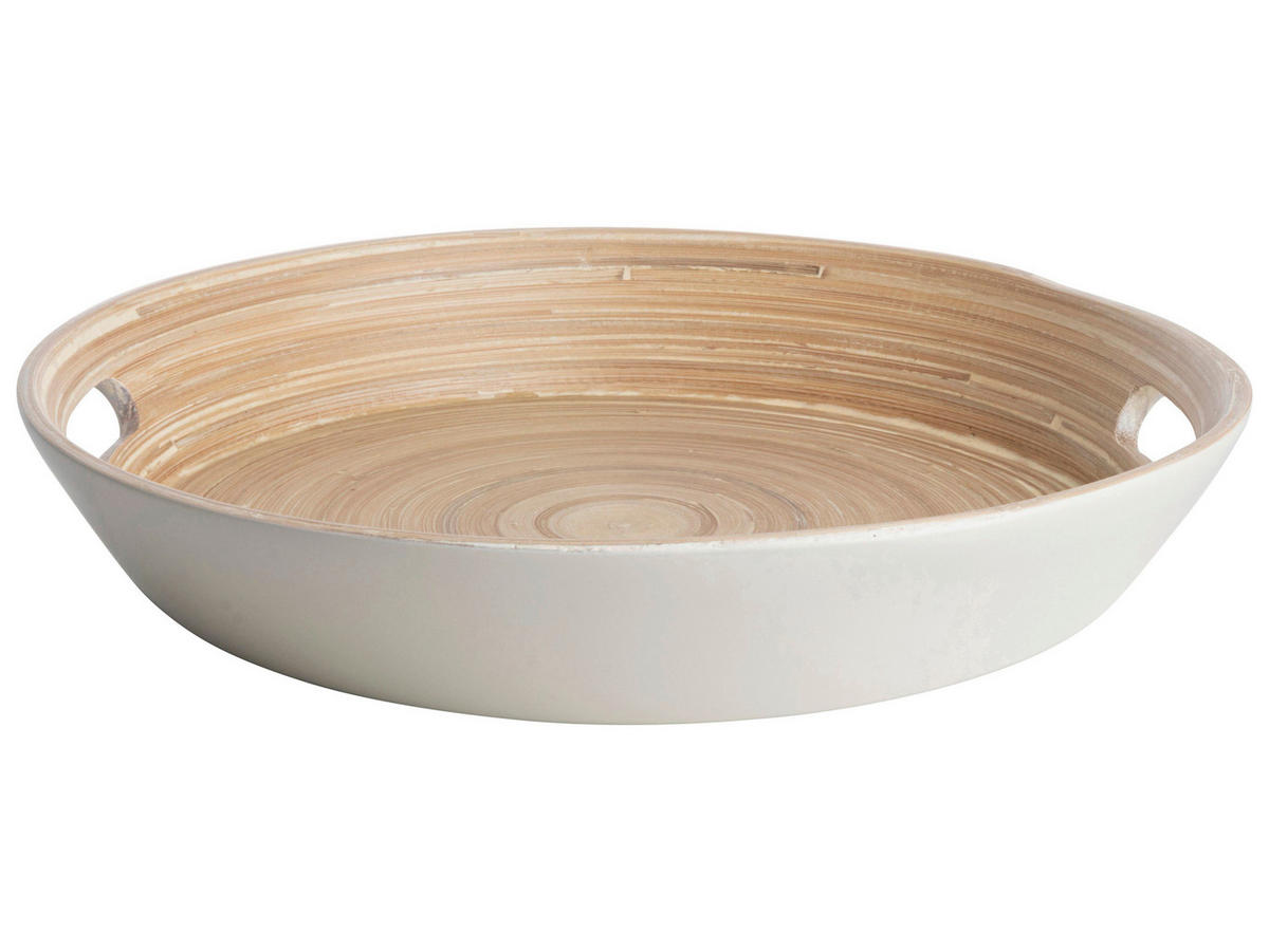 POSLUŽAVNIK ZA SERVIRANJE       32/6 cm       - prirodne boje/svijetlo siva, Basics, drvo (32/6cm) - Gusta