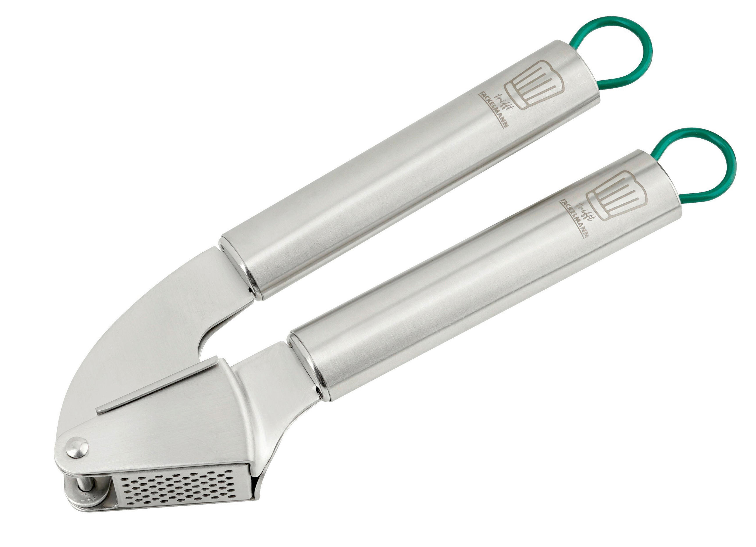 KNOBLAUCHPRESSE München  - Silberfarben/Grau, Design, Metall (19,5cm) - Chefkoch+Fackelmann