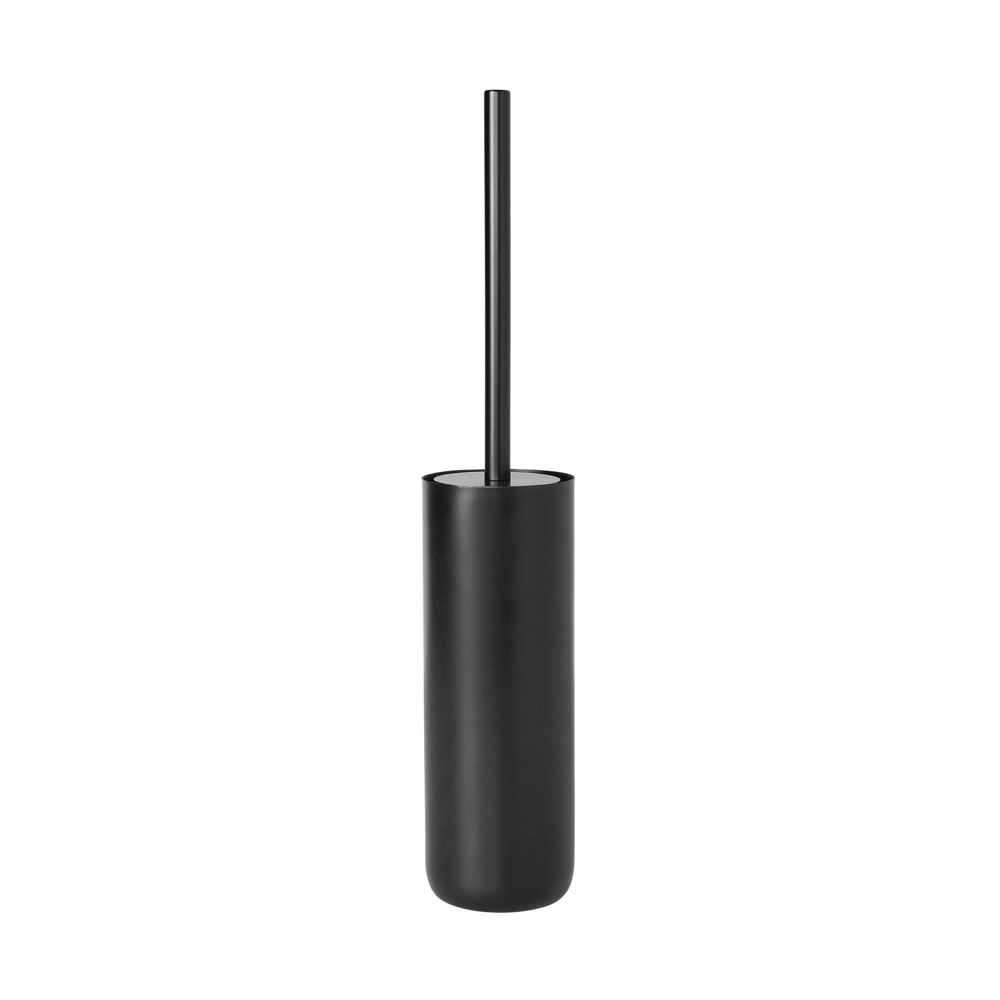 WC-BÜRSTENGARNITUR - Schwarz, Basics, Kunststoff/Metall (8,9/8,9/49cm) - Blomus