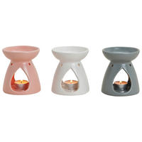 DUFTLAMPE 10/11 cm  - Weiß, Basics, Keramik (10/11cm) - Ambia Home