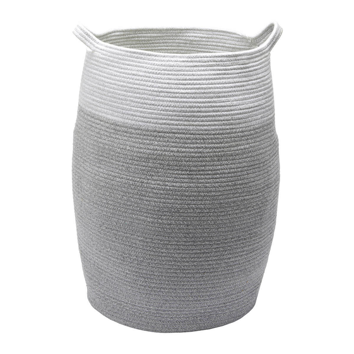 WÄSCHEKORB - Hellgrau, Basics, Textil (49/65cm) - Aquanova