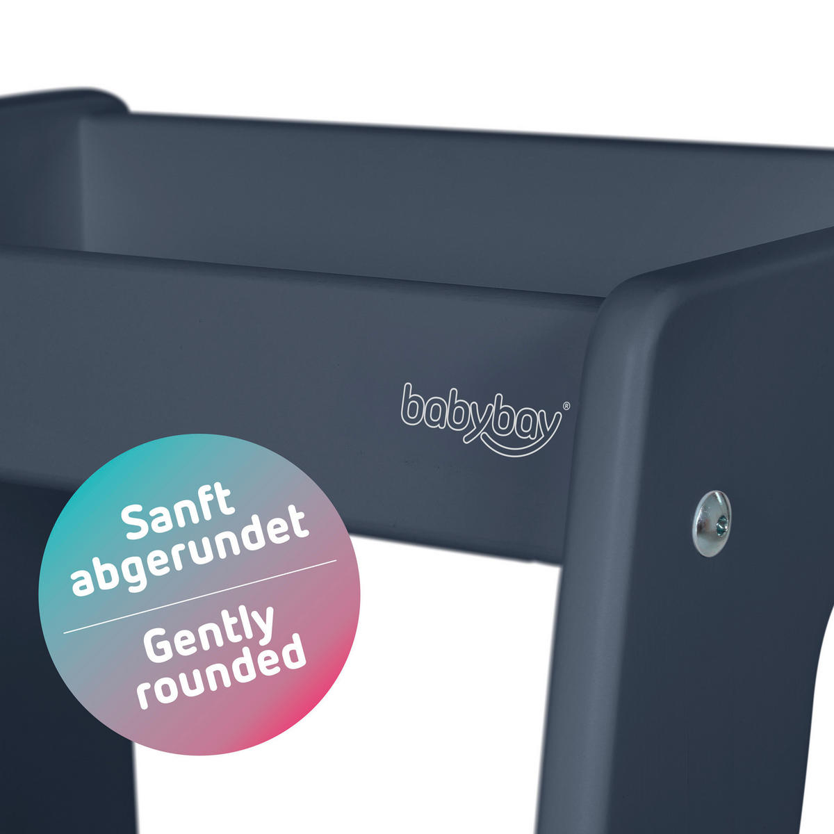 LERNTURM  - Grau, Basics, Holz (42,5/62,6/92cm) - Tobi