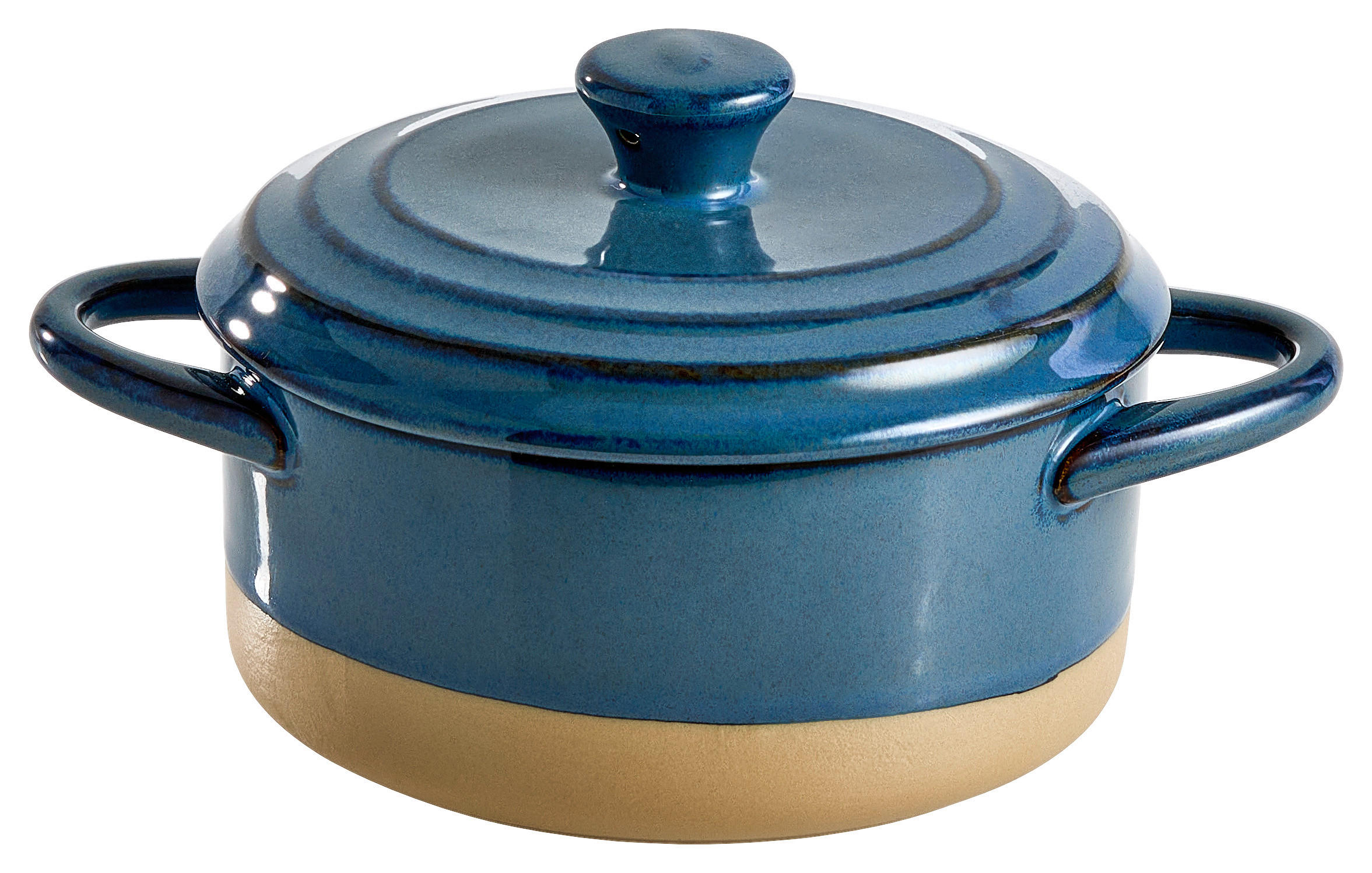 POSUDA ZA RERNU    12,2/5,5 cm       - braon/plava, Lajfstajl, keramika (12,2/5,5cm) - Homeware Profession.