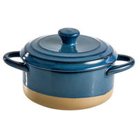 PEKAČ    12,2/5,5 cm    - modra/rjava, Trendi, keramika (12,2/5,5cm) - Homeware Profession.