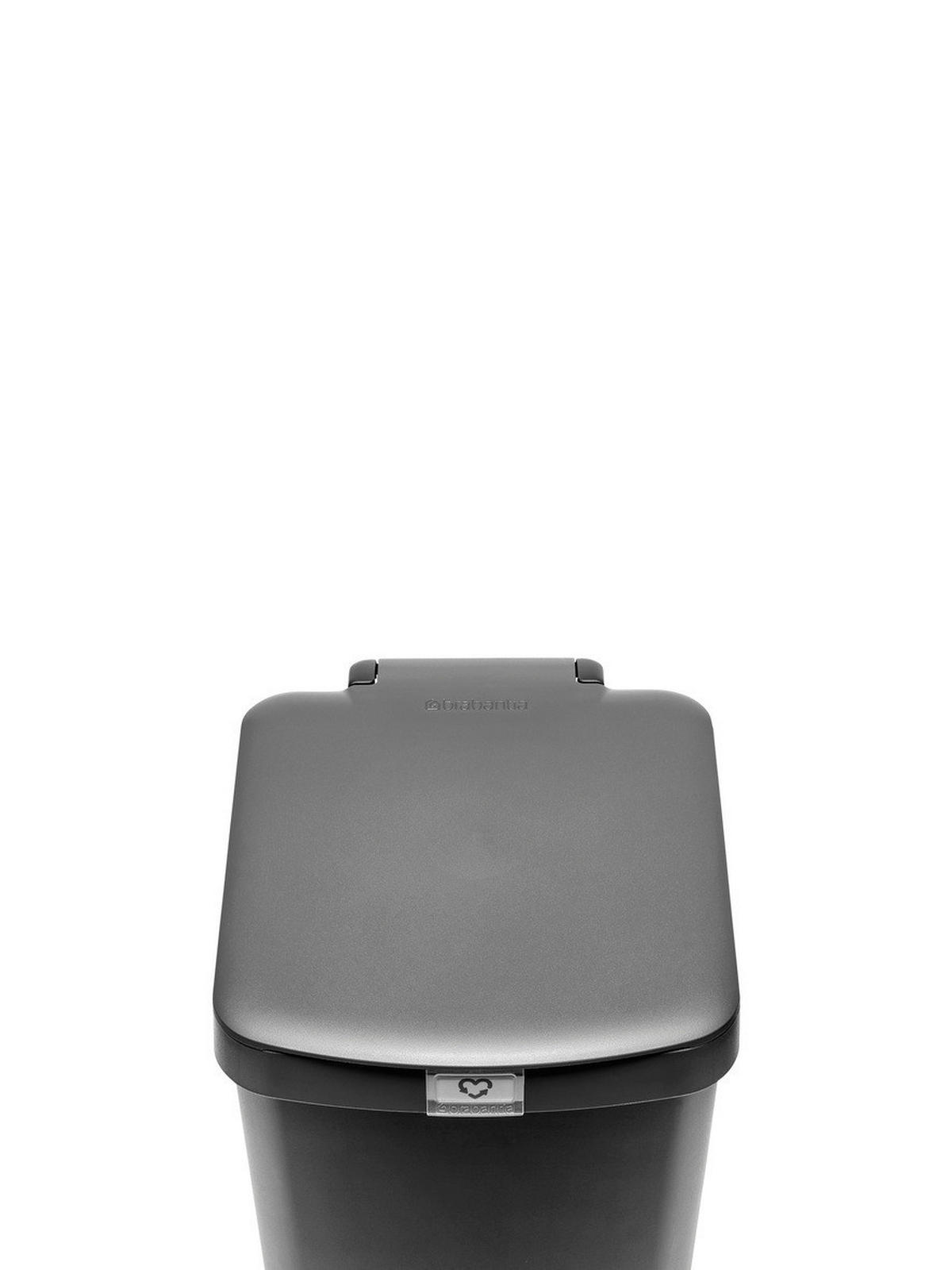 KOŠ ZA SMETI - temno siva, Basics, umetna masa (28/40.9/35.2cm) - Brabantia