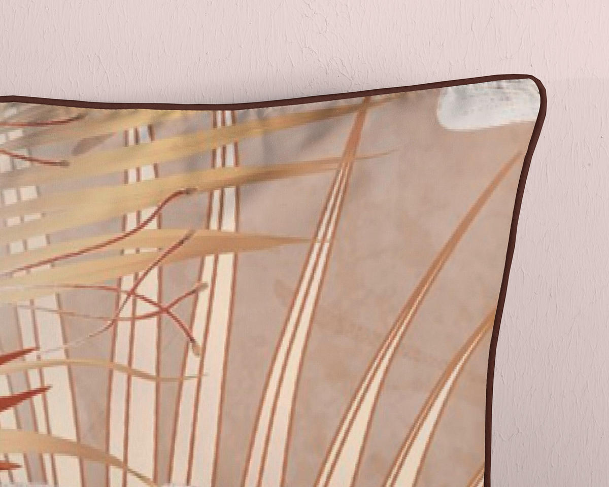 WENDEBETTWÄSCHE Pippa Satin 155/220 cm  - Taupe/Beige, Natur, Textil (155/220cm)