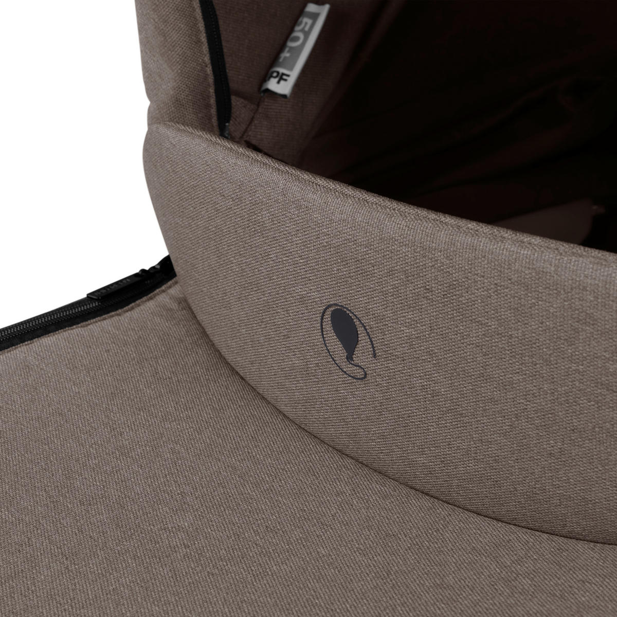 KINDERWAGENSET  Salsa 5 Air All in One Set + Isofix Base Root  Nature  - Graubraun/Schwarz, Basics, Textil/Metall (63/118/95.5cm) - ABC Design